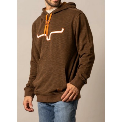 KIMES RANCH - Hoodie Durham - Brun