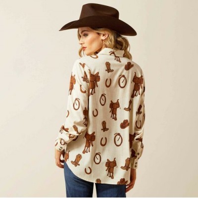 ARIAT - Chemise Homestyle - Rodeo Spur Print