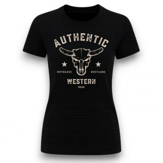 RUTHLESS RUSTLERS - T-Shirt Authentic pour Femme - Noir