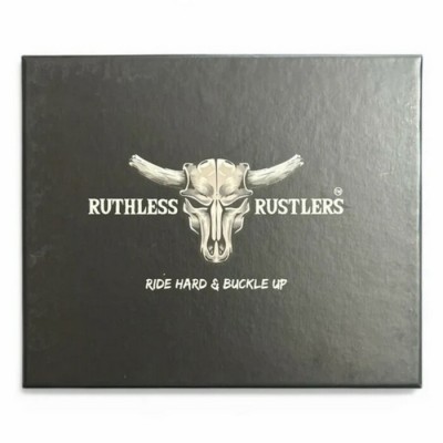 RUTHLESS RUSTLERS - Boucle de Ceinture Wild Rose - Argent Antique