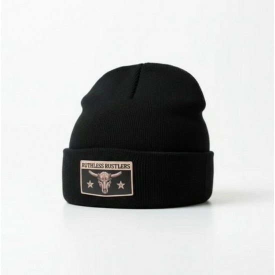 RUTHLESS RUSTLERS - Tuque Maverick Cuff - Noir