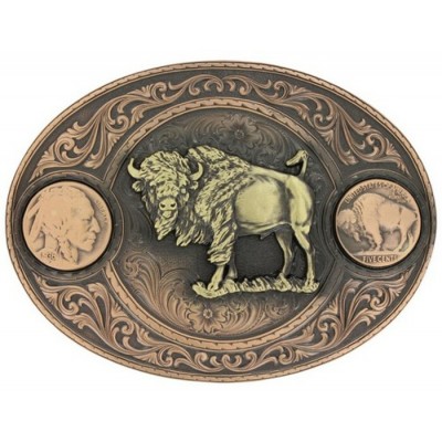 MONTANA SILVERSMITH - Boucle de ceinture Buffalo...
