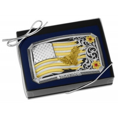MONTANA SILVERSMITH - Boucle de ceinture Noble Pride American Made