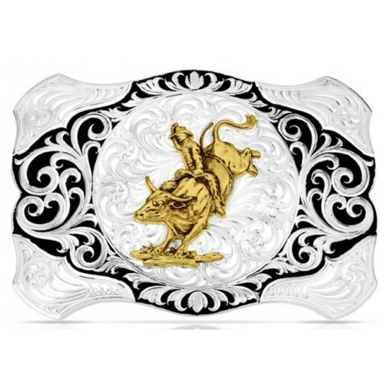 MONTANA SILVERSMITH - Boucle de ceinture Canyon Bull Rider