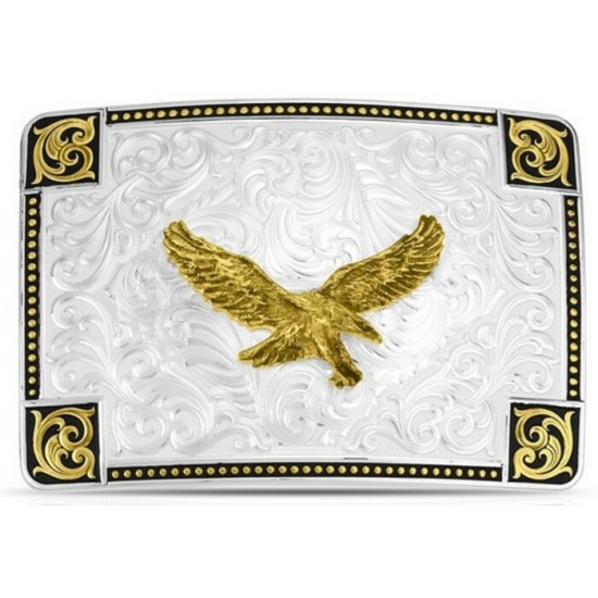 MONTANA SILVERSMITH - Boucle de ceinture Sierra Forge Eagle