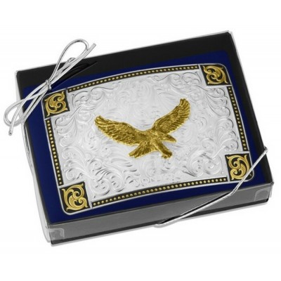 MONTANA SILVERSMITH - Boucle de ceinture Sierra Forge Eagle