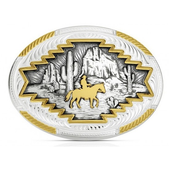 MONTANA SILVERSMITH - Boucle de ceinture The Cowboys Way