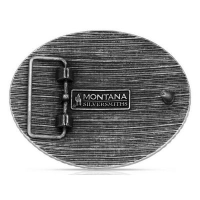 MONTANA SILVERSMITH - Boucle de ceinture Two Tone Stockyard