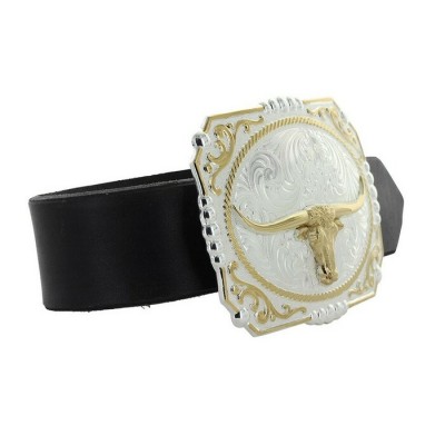 MONTANA SILVERSMITH - Boucle de ceinture Two-tone Cowboy Cameo