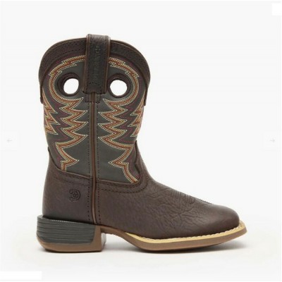 DURANGO - Collection Enfants, Lil Rebel Pro DBT0219 - Brun Foncé et Bleu
