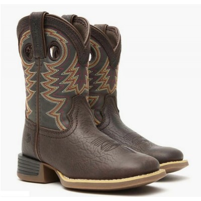 DURANGO - Collection Enfants, Lil Rebel Pro DBT0219 - Brun Foncé et Bleu