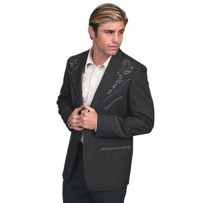 SCULLY - Blazer pour Homme - Charbon