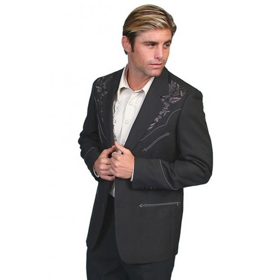 SCULLY - Blazer pour Homme - Charbon
