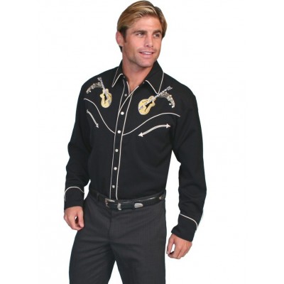 SCULLY - Chemise pour Homme - Noir
