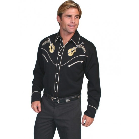 SCULLY - Chemise pour Homme - Noir