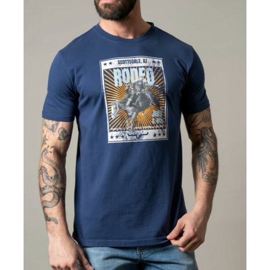 KIMES RANCH - T-Shirt Top Bill -Denim