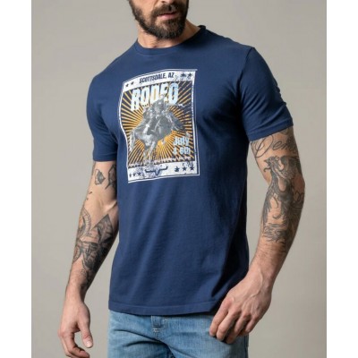 KIMES RANCH - T-Shirt Top Bill -Denim