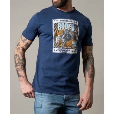 KIMES RANCH - T-Shirt Top Bill -Denim