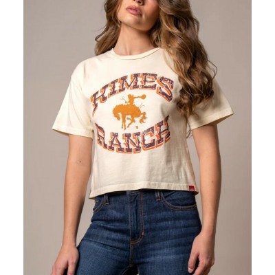 KIMES RANCH - T-Shirt Lucky B Bucking - Ivoire