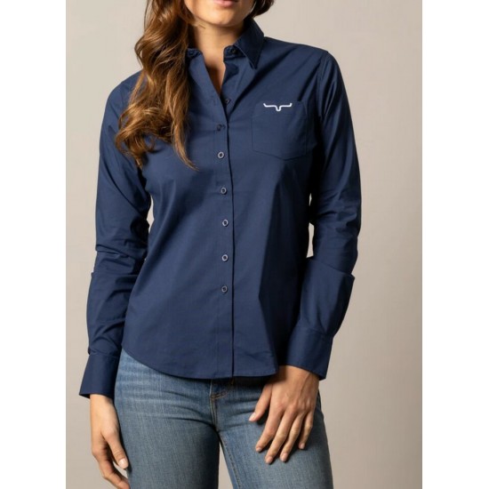 KIMES RANCH - Chemise KR Team - Bleu Marin