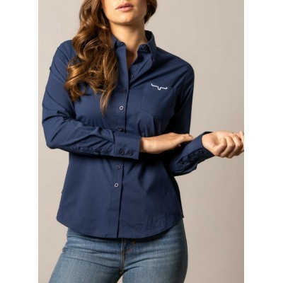 KIMES RANCH - Chemise KR Team - Bleu Marin