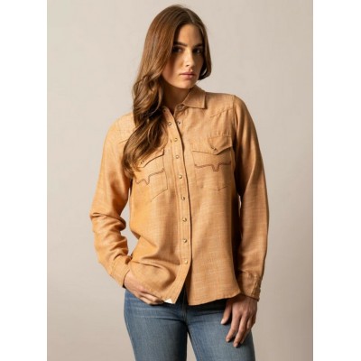 KIMES RANCH - Chemise Lacy - Tabac