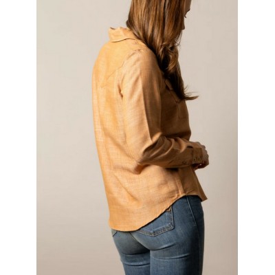 KIMES RANCH - Chemise Lacy - Tabac