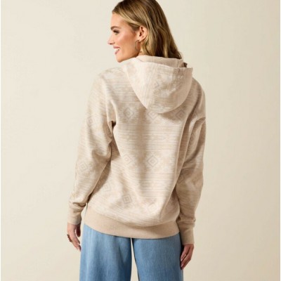 ARIAT - Hoodie Logo 2.0 - Khaki Southwest Print 