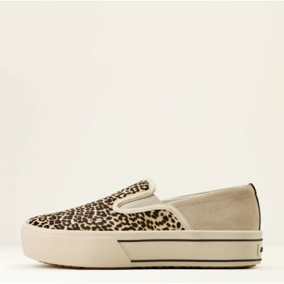 ARIAT - Chaussure Skylar Enfilables - Cheetah Crème
