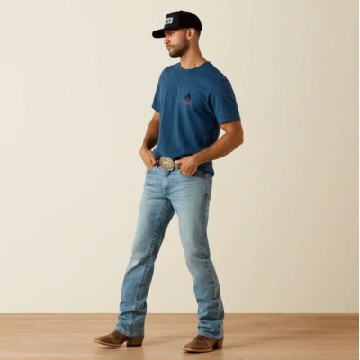 ARIAT - T-Shirt Flag Bronco - Key Largo