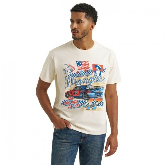 Wrangler® - T-Shirt For The Ride - Blanc Antique