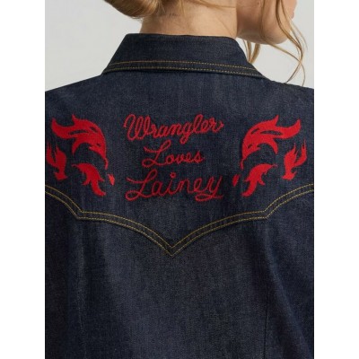Wrangler® - Chemise de Jeans Brodé Lainey Wilson x Wrangler