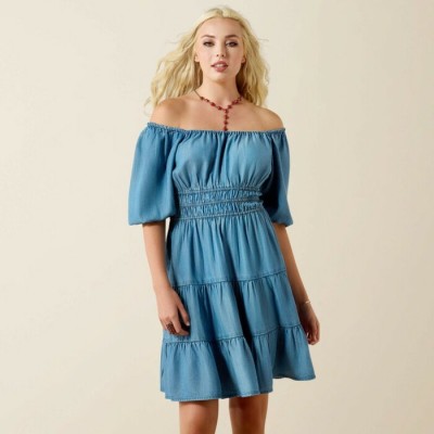 ARIAT - Robe Juliet - Light Wash Indigo 
