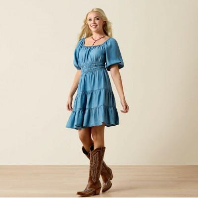 ARIAT - Robe Juliet - Light Wash Indigo 