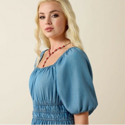 ARIAT - Robe Juliet - Light Wash Indigo 