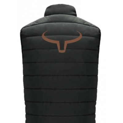 RANCH BRAND - Veste Légère Sans Manches - Noir et Cuivre