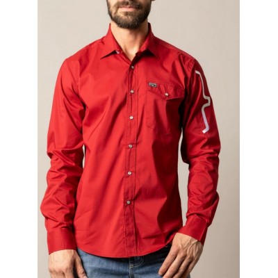 KIMES RANCH - Chemise Talbott - Rouge