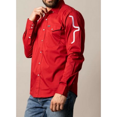 KIMES RANCH - Chemise Talbott - Rouge