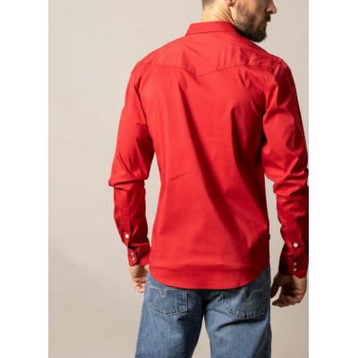 KIMES RANCH - Chemise Talbott - Rouge