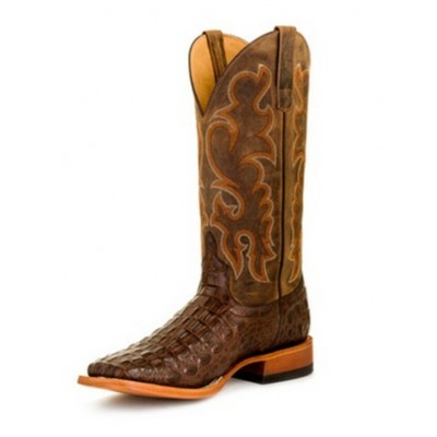 HORSE POWER - Bottes Chocolate Nile Croc Print