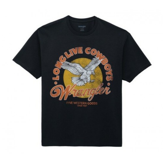 Wrangler® - T-Shirt Fine Western Goods - Noir