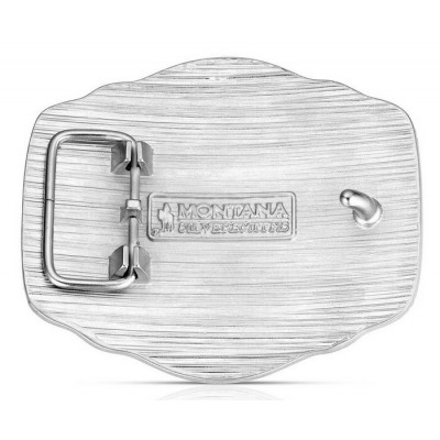 MONTANA SILVERSMITH - Boucle de ceinture On the Range Longhorn