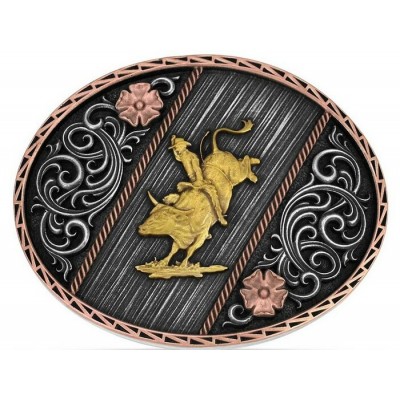 MONTANA SILVERSMITH - Boucle de ceinture Tri Color...