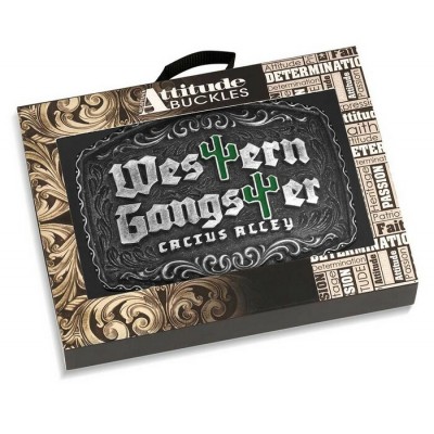MONTANA SILVERSMITH - Boucle de ceinture Western Gangster