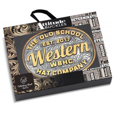 MONTANA SILVERSMITH - Boucle de ceinture Western Way Whiskey Bent