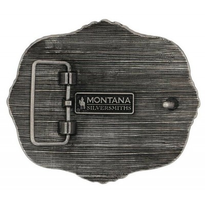 MONTANA SILVERSMITH - Boucle de ceinture Midnight Buffalo