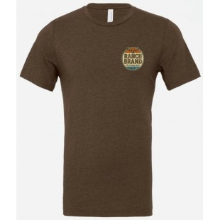 RANCH BRAND - T-shirt Homme Vintage - Brun
