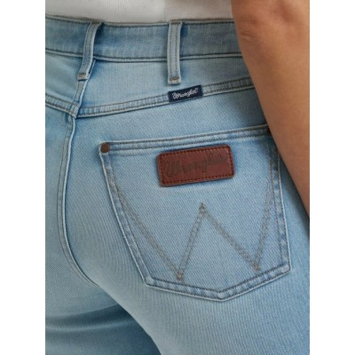 Wrangler® - Jeans Bailey Taille Haute à Coupe Bootcut Orné
