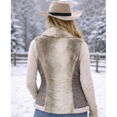 MONTANACO - Veste en Fausse Fourrure