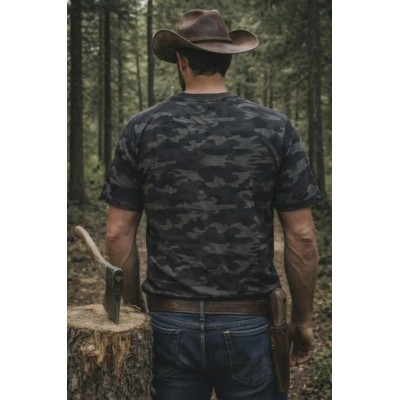 SHACK STORY - T-Shirt Skull Trees - Camo